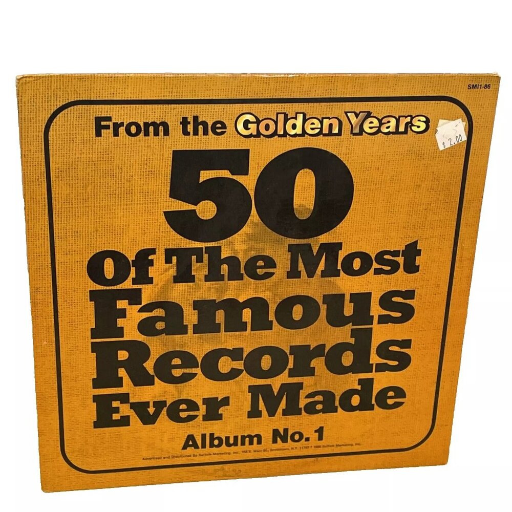 50 Of The Most Famous Records Ever Made Album No. 1 (Vinyl, 1985) Suffolk Market